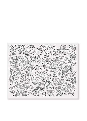 Набір розмальовок-наклейок Тварини, 36х28x0,5 см Melissa & Doug (251711168)