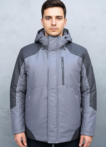 Темно-сіра демісезонна куртка Sun's House