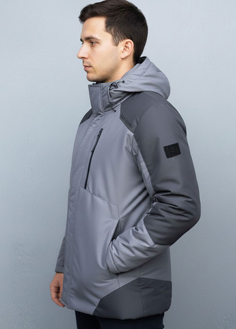 Темно-сіра демісезонна куртка Sun's House