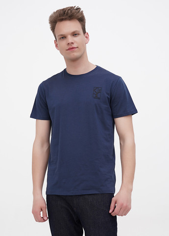 Темно-синяя футболка Calvin Klein