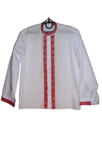 Белая кэжуал рубашка Ласточка