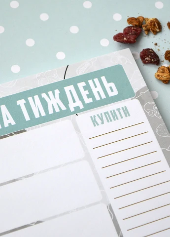 Блок для запису меню, бирюзовый Figasse (226675093)