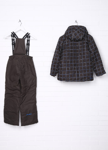 Грифельно-серый зимний комплект (куртка, полукомбинезон) Gusti Boutique