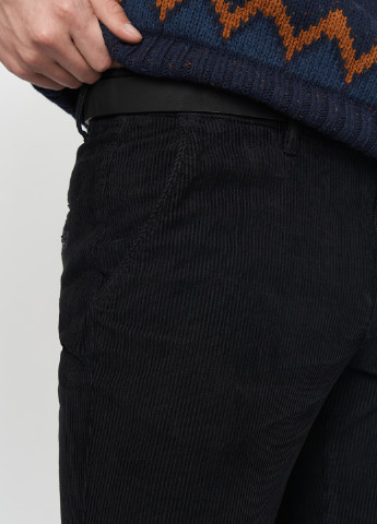 Черные кэжуал демисезонные прямые брюки Lerros
