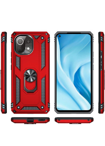 Чехол для мобильного телефона Military Xiaomi Mi 11 Lite / Mi 11 Lite 5G Red (706644) BeCover (252573172)
