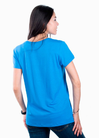 Голубая всесезон футболка женская basic голубой Power Футболки