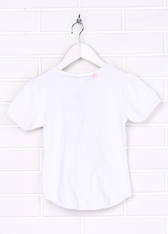 Белая летняя футболка с коротким рукавом Ikks