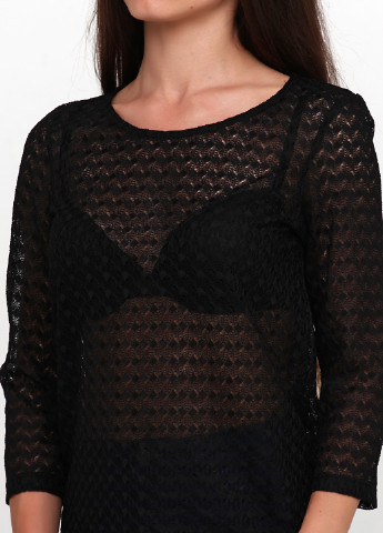 Черная летняя блуза Etam