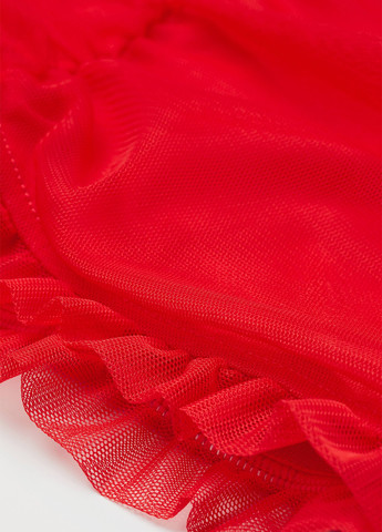 Червона коктейльна сукня силуетна H&M однотонна