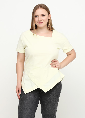 Желтая демисезонная блуза Oblique