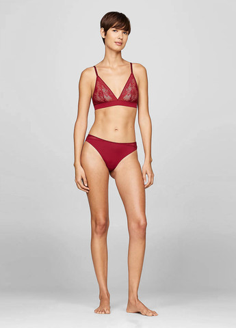 Червоний тріенджел бюстгальтер Tommy Hilfiger без кісточок поліамід