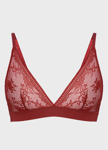 Червоний тріенджел бюстгальтер Tommy Hilfiger без кісточок поліамід