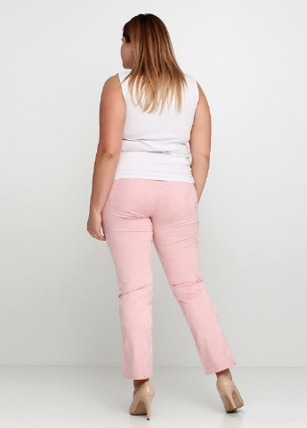 Светло-розовые кэжуал летние зауженные брюки Pedro Del Hierro