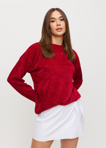 Бордовый демисезонный свитер роуз джемпер Karree Свитшот