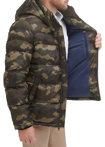 Оливкова (хакі) демісезонна куртка Tommy Hilfiger