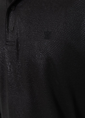 Черная футболка-поло для мужчин Ager змеиный
