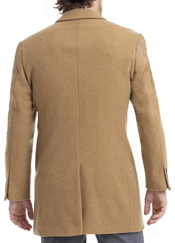 Світло-коричневе зимнє Пальто однобортне Calvin Klein