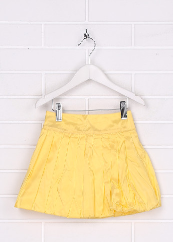 Желтая кэжуал однотонная юбка Pamilla мини