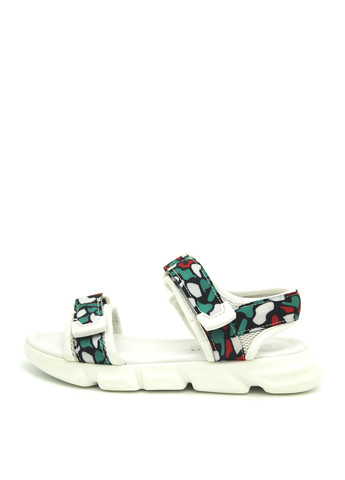 Белые кэжуал сандалии Horoso на липучке