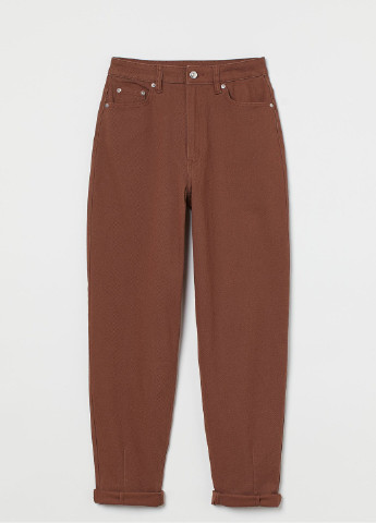 Коричневые демисезонные брюки H&M