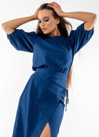 Синіти блуза рі марі барли бл 00 темно-синій Ри Мари