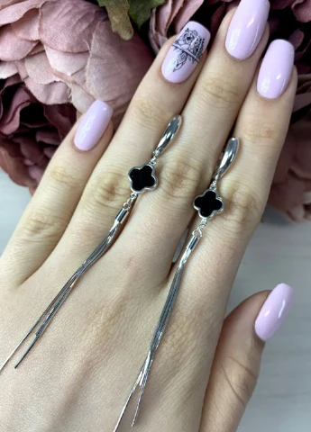 Серьги Silver Flame (152533381)