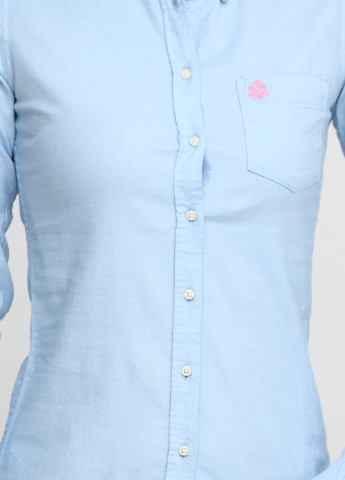 Голубой кэжуал рубашка Springfield