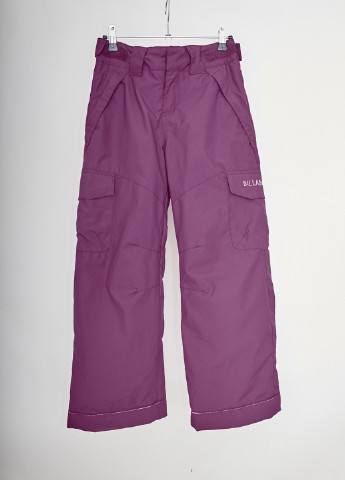 Лиловые спортивные зимние прямые брюки Billabong