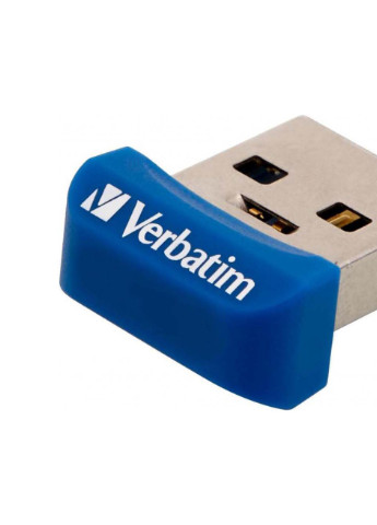 USB флеш накопитель (98710) Verbatim 32gb store 'n' stay nano blue usb 3.0 (232750186)