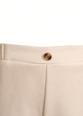 Светло-бежевый демисезонный костюм (пиджак, брюки) брючный SHEIN