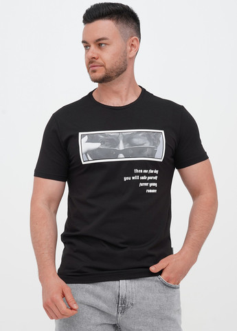 Чорна футболка Trend Collection