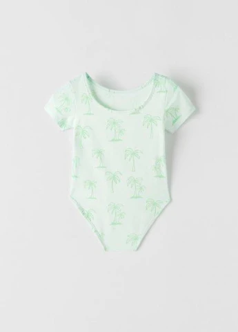 Боді,бірюзовий в візерунки, Zara Kids (254866113)