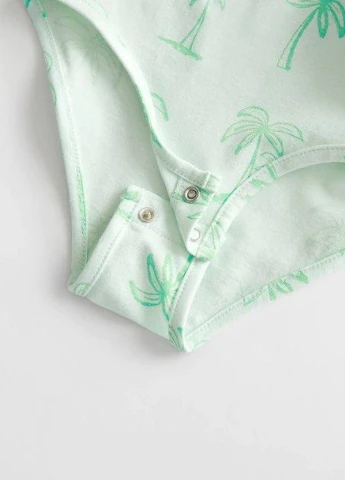 Боді,бірюзовий в візерунки, Zara Kids (254866113)