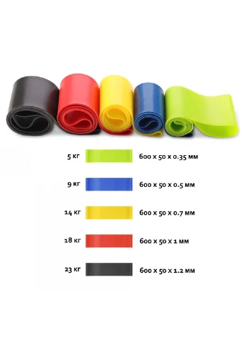 Фітнес резинка 60х5 см Sportcraft (252374629)