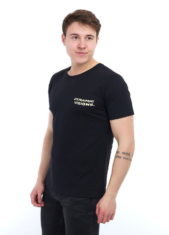 Черная футболка мужская черная Power