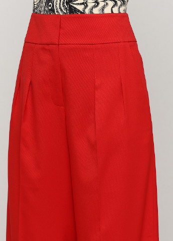 Красные кэжуал демисезонные прямые брюки Whistles