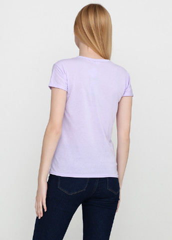 Блідо-фіолетова літня футболка Sport