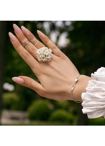 Серебряное кольцо на среднюю фалангу Равновесие UMAX (239398971)