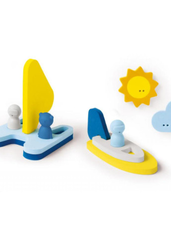 Іграшка для ванної кімнати Пазл-головоломка Човен з вітрилом (171928) Quut (254068222)