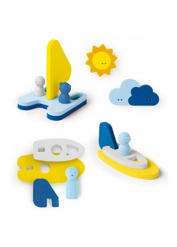 Іграшка для ванної кімнати Пазл-головоломка Човен з вітрилом (171928) Quut (254068222)