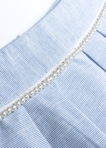 Голубая однотонная юбка Coccodrillo