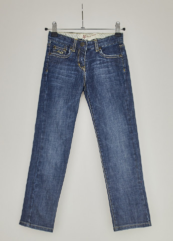 Темно-синие демисезонные прямые джинсы American Outfitters