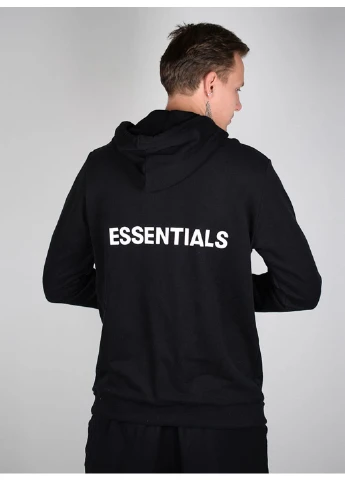 Худи мужское ESSENTIALS черное Power (253391747)