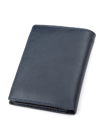 Мужской кожаный бумажник 10х13,5х3 см st leather (232989480)