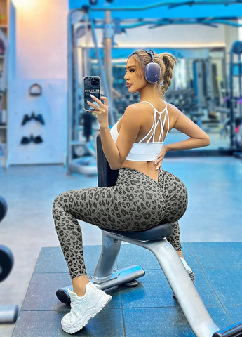 Темно-серые демисезонные леггинсы SHEIN