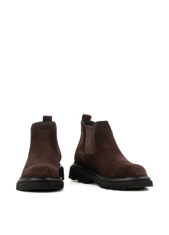 Темно-коричневые осенние ботинки челси Le'BERDES