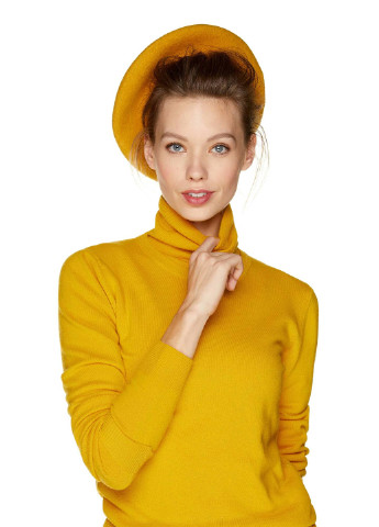 Жовтий демісезонний светр United Colors of Benetton