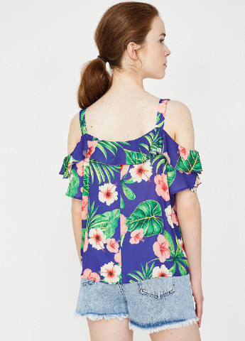 Светло-фиолетовая блуза KOTON