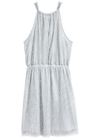 Світло-сіра кежуал платье H&M однотонна