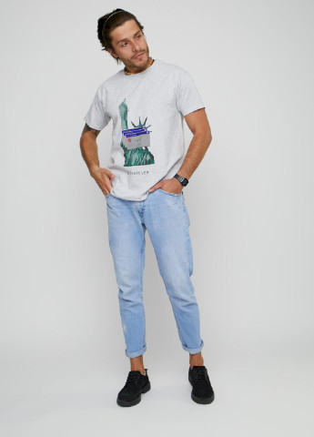 Сіра футболка чоловіча YAPPI